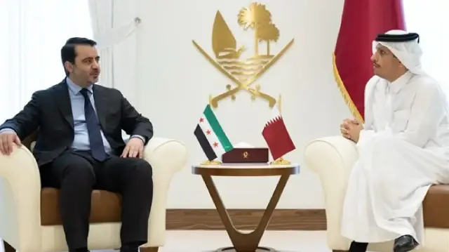 katar disisleri bakani suriyeli mevkidasi seybani ile dohada gorustu YvCCMHzA