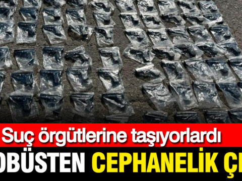 Suc orgutlerine silah tasiyan otobusten cephanelik cikti qt9Z43kR